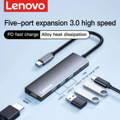 Хаб Lenovo 5 в 1 USB-C 4K HDMI