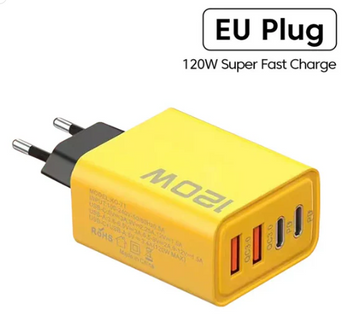 Зарядний пристрій 120Вт Type-C 3.0 USB Fast Charging