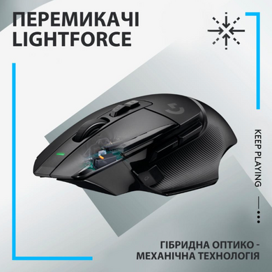 Миша Logitech G502 X Lightspeed Wireless Black (910-006180)