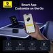 Мережевий зарядний пристрій Baseus Digital GaN Intelligent Desktop Fast Charger 240W Black, Чорний