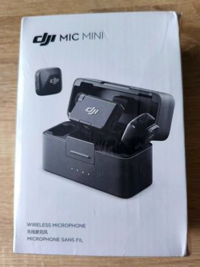 Мікрофонна радіосистема для фотокамери, для смартфона DJI Mic Mini 2TX + 1RX + Charging Case*