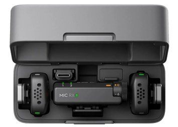 Мікрофонна радіосистема для фотокамери, для смартфона DJI Mic Mini 2TX + 1RX + Charging Case*