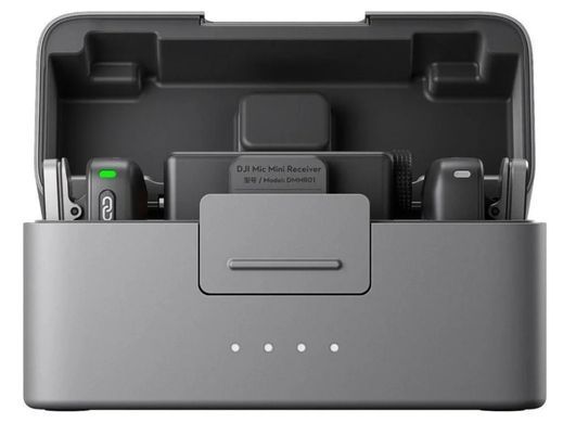 Мікрофонна радіосистема для фотокамери, для смартфона DJI Mic Mini 2TX + 1RX + Charging Case*