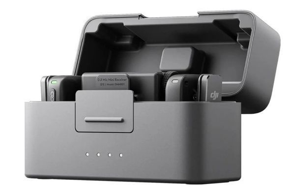 Мікрофонна радіосистема для фотокамери, для смартфона DJI Mic Mini 2TX + 1RX + Charging Case