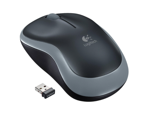 Миша Logitech M185 Wireless Mouse Grey (910-002238)