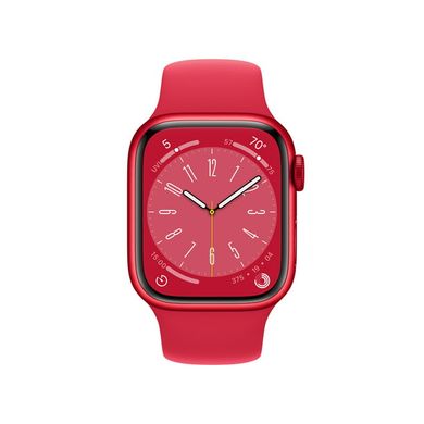 Apple Watch Series 8 GPS 41mm (PRODUCT)RED Aluminum Case with (PRODUCT)RED Sport Band (MNUG3LL/A)