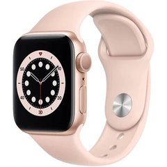 Смарт-годинник Apple Watch Series 6 GPS 40mm Gold Aluminum Case w. Pink Sand Sport B. (MG123)