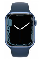 Смарт-годинник Apple Watch Series 7 GPS 45mm Blue Aluminum Case With Blue Sport Band (MKN83) OpenBox
