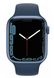 Смарт-годинник Apple Watch Series 7 GPS 45mm Blue Aluminum Case With Blue Sport Band (MKN83) OpenBox