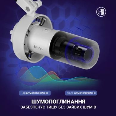 Мікрофон FIFINE K688 White