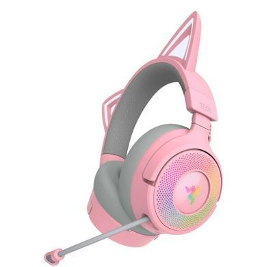 Навушники з мікрофоном Razer Kraken Kitty V3 PRO Quartz (RZ04-05170200-R3M1/RZ04-05170200-R3U1), Рожевий