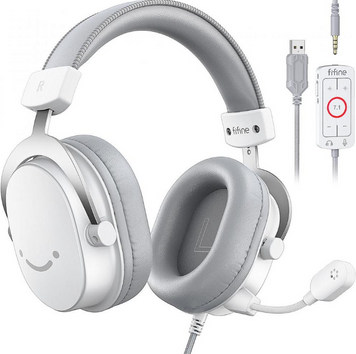 Навушники з мікрофоном Fifine H9 White