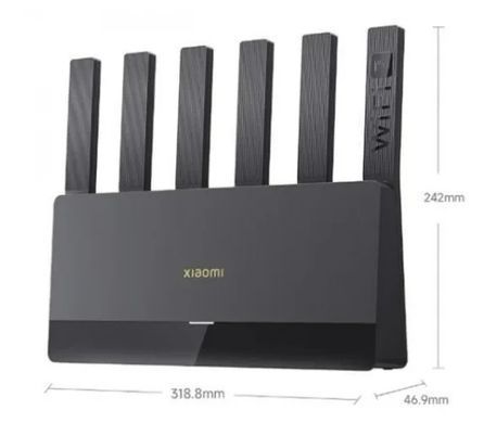 Wi-Fi-роутер Xiaomi Router BE6500 Black