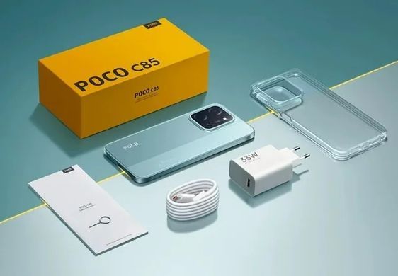 Смартфон POCO C85 8/256GB Green, Зелений